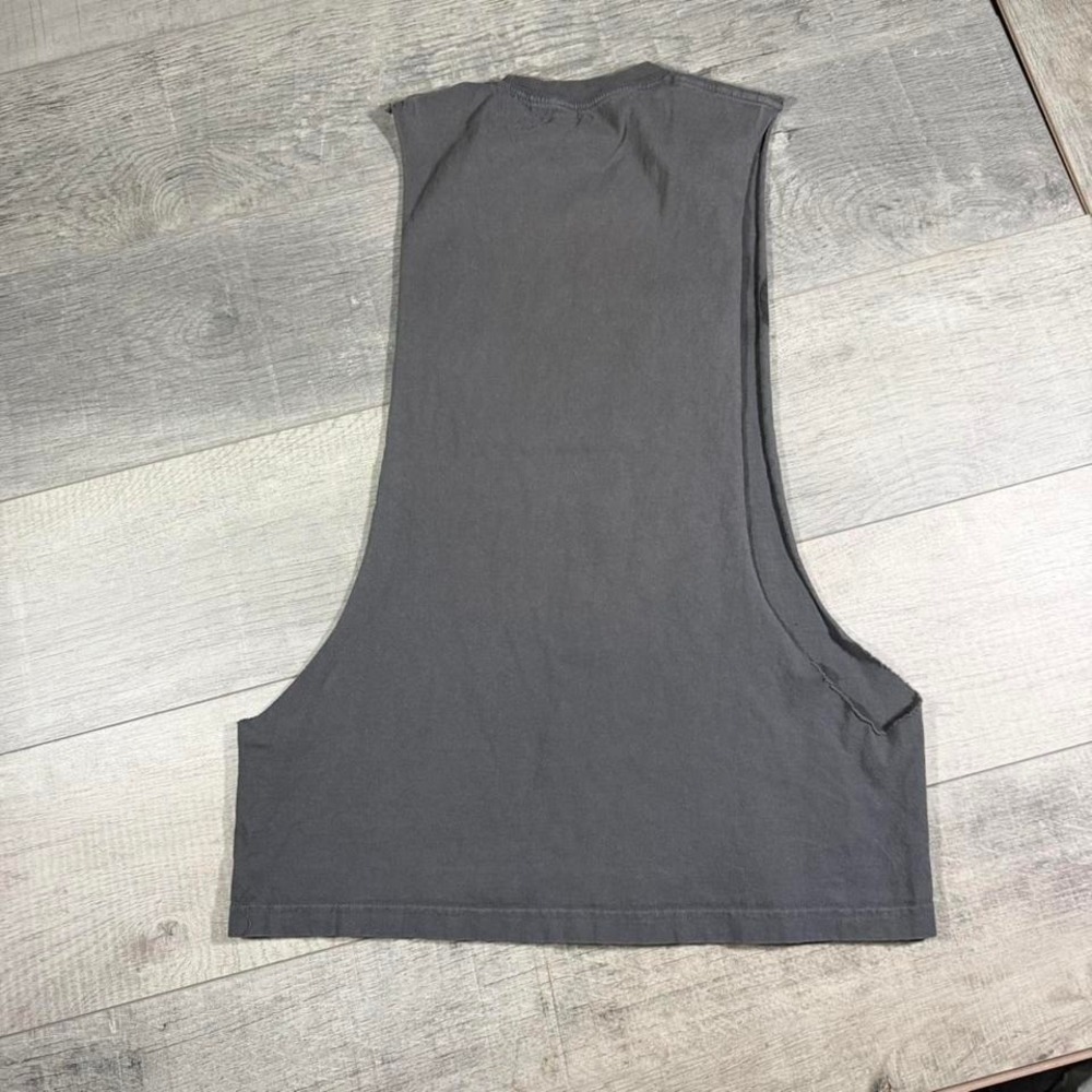 Vintage 2000s metal hardcore rock cutoff tank top t shirt Size L - Picture 4 of 5